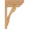 Ekena Millwork Olympic Slat Smooth Outlooker, Western Red Cedar, 7 1/2"W x 16"D x 24"H OUT08X16X24OLY06SWR - alternate 3